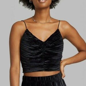 💗 Wild Fable - Womans Velvet Crop Top